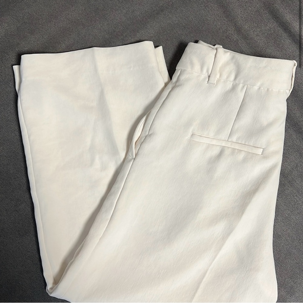 Aritzia Wilfred birch effortless cropped crepette pant sz 8 worn once